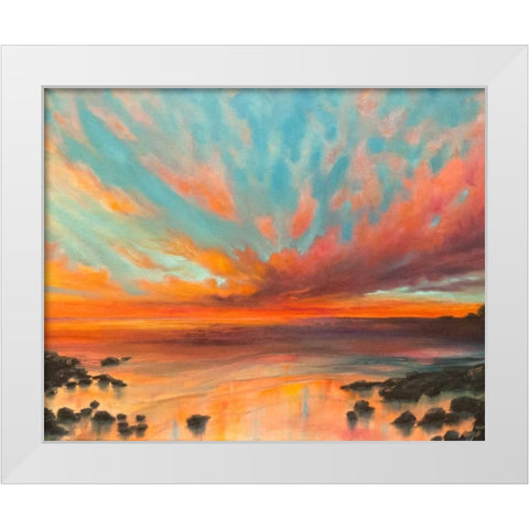 The Eternity of Things White Modern Wood Framed Art Print by Quin, Marabeth