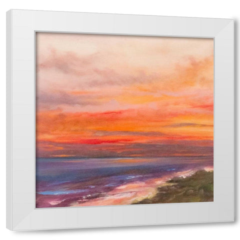 The Calm of the Wild White Modern Wood Framed Art Print by Quin, Marabeth