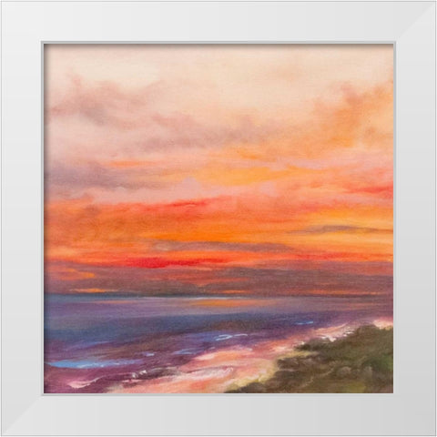 The Calm of the Wild White Modern Wood Framed Art Print by Quin, Marabeth