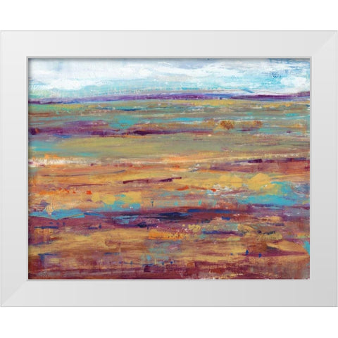 Terra Vista III White Modern Wood Framed Art Print by OToole, Tim