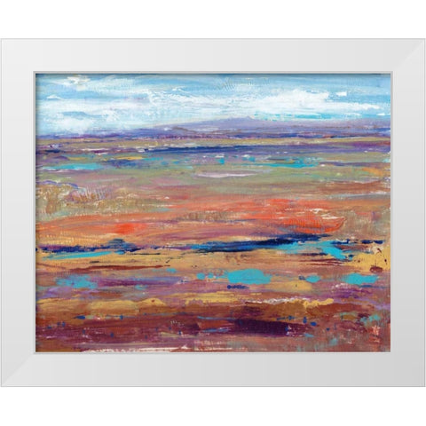 Terra Vista IV White Modern Wood Framed Art Print by OToole, Tim