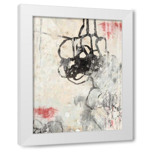 Surface Tension I White Modern Wood Framed Art Print by Vess, June Erica