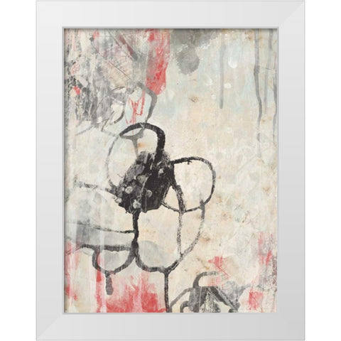 Surface Tension II White Modern Wood Framed Art Print by Vess, June Erica