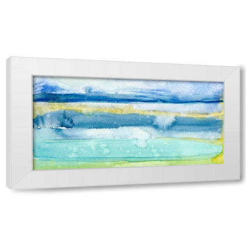 Gulf Shore II White Modern Wood Framed Art Print by Ludwig, Alicia