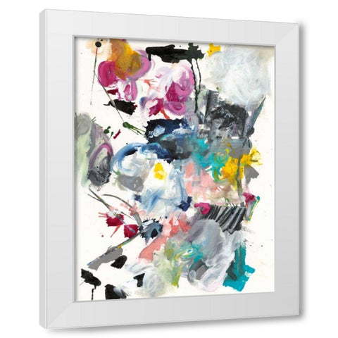 Symphony II White Modern Wood Framed Art Print by Fuchs, Jodi