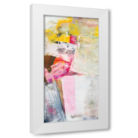 Relocation I White Modern Wood Framed Art Print by Fuchs, Jodi