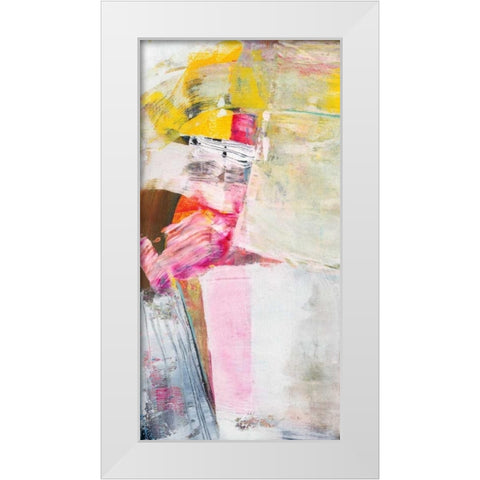 Relocation I White Modern Wood Framed Art Print by Fuchs, Jodi