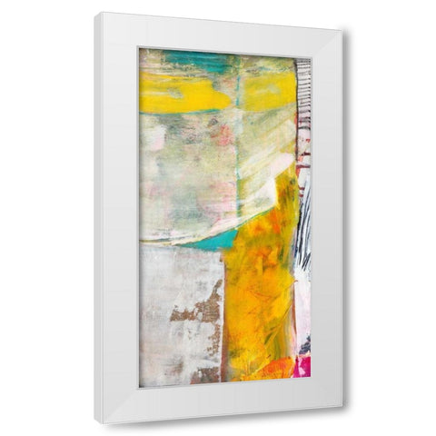 Relocation II White Modern Wood Framed Art Print by Fuchs, Jodi