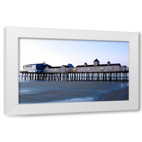 Scene on the Water X White Modern Wood Framed Art Print by McLoughlin, James