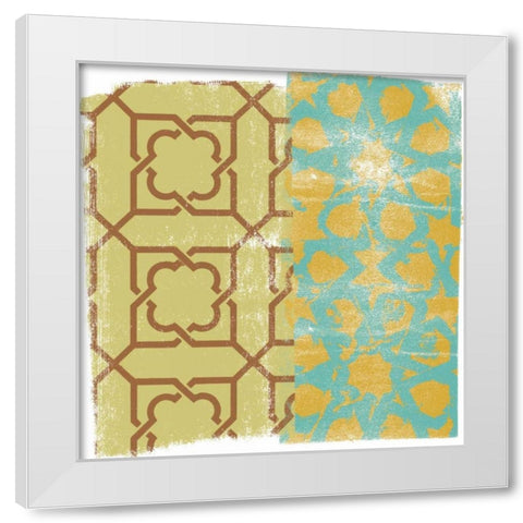 Moorish Study II White Modern Wood Framed Art Print by Saunders, Alonzo