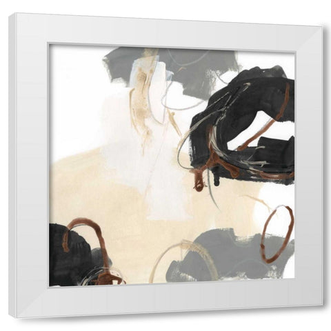 Essential Gesture IV White Modern Wood Framed Art Print by Vess, June Erica