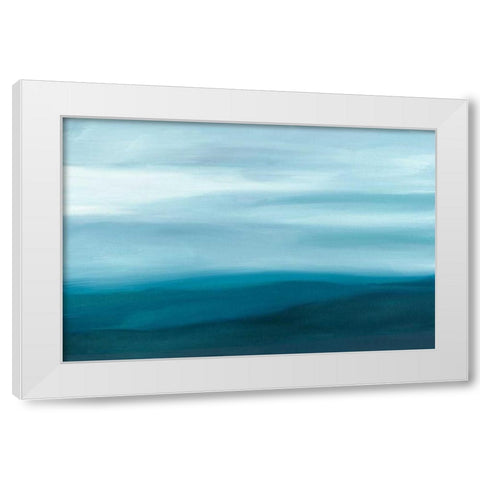 Moodscapes  II White Modern Wood Framed Art Print by Harper, Ethan