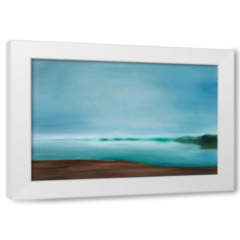 Moodscapes  III White Modern Wood Framed Art Print by Harper, Ethan