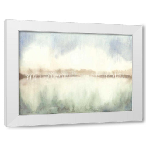 Mid Morning Mist I White Modern Wood Framed Art Print by Popp, Grace