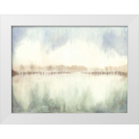 Mid Morning Mist I White Modern Wood Framed Art Print by Popp, Grace