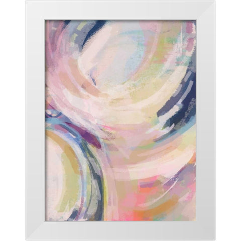 Rio White Modern Wood Framed Art Print by Jerry, Allison