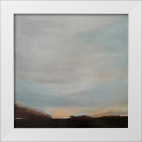 Dawn White Modern Wood Framed Art Print by Jerry, Alison