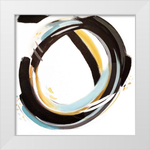 Coastal Sun I White Modern Wood Framed Art Print by Jerry, Alison