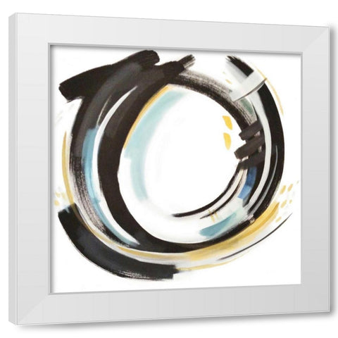 Coastal Sun II White Modern Wood Framed Art Print by Jerry, Alison