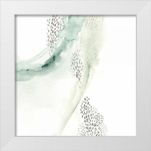Wave Form II White Modern Wood Framed Art Print by Vess, June Erica