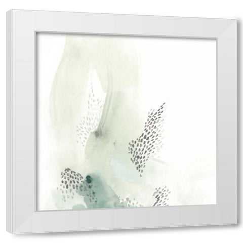 Wave Form VIII White Modern Wood Framed Art Print by Vess, June Erica