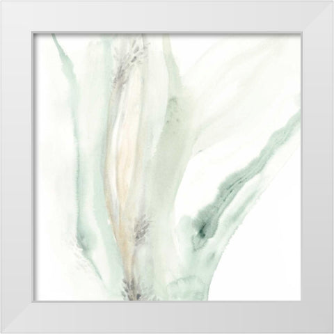 Wave Form IX White Modern Wood Framed Art Print by Vess, June Erica