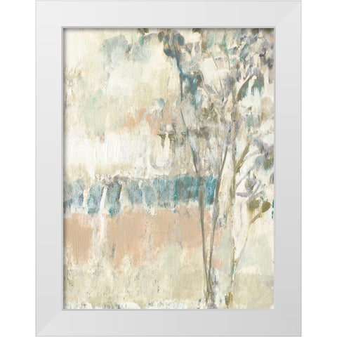 Ethereal Tree II White Modern Wood Framed Art Print by Goldberger, Jennifer