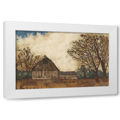 Erstwhile Barn I White Modern Wood Framed Art Print by Meagher, Megan