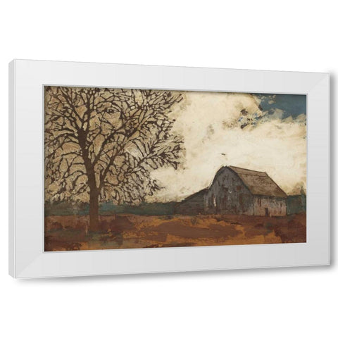 Erstwhile Barn II White Modern Wood Framed Art Print by Meagher, Megan