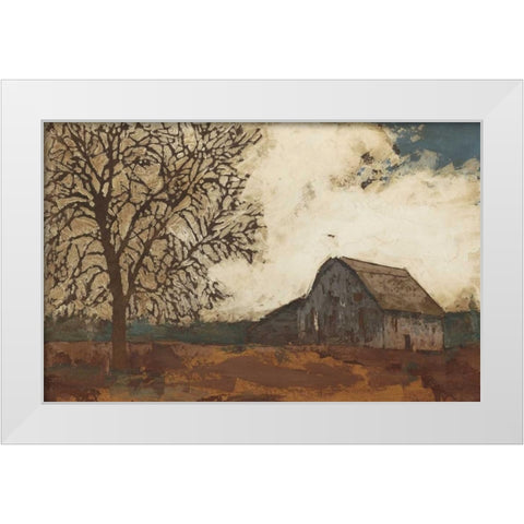 Erstwhile Barn II White Modern Wood Framed Art Print by Meagher, Megan