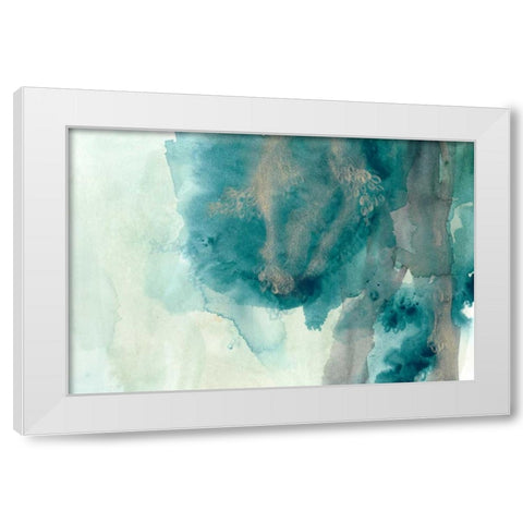Hydro I White Modern Wood Framed Art Print by Vess, June Erica