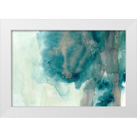 Hydro I White Modern Wood Framed Art Print by Vess, June Erica