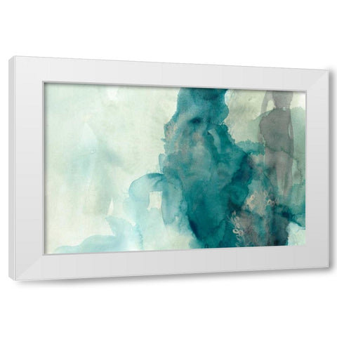 Hydro II White Modern Wood Framed Art Print by Vess, June Erica