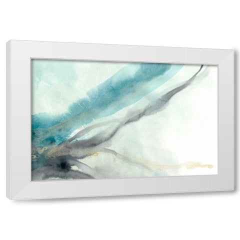 Hydro IV White Modern Wood Framed Art Print by Vess, June Erica
