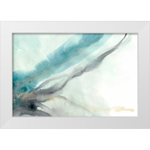 Hydro IV White Modern Wood Framed Art Print by Vess, June Erica
