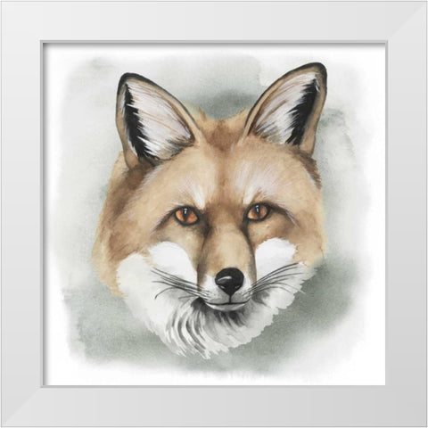 Greenwood Animals I White Modern Wood Framed Art Print by Popp, Grace