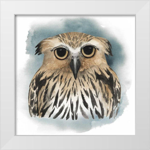 Greenwood Animals II White Modern Wood Framed Art Print by Popp, Grace