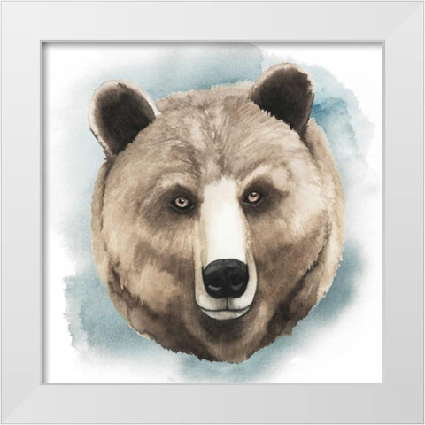 Greenwood Animals IV White Modern Wood Framed Art Print by Popp, Grace