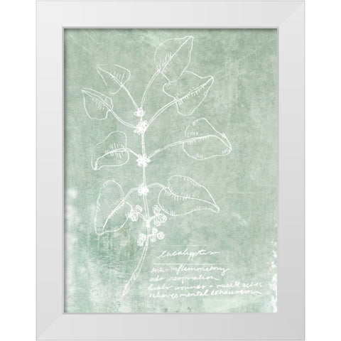 Essential Botanicals I White Modern Wood Framed Art Print by Fagalde, Jarman