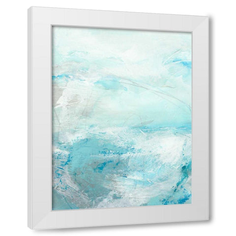Glass Sea IV White Modern Wood Framed Art Print by Vess, June Erica