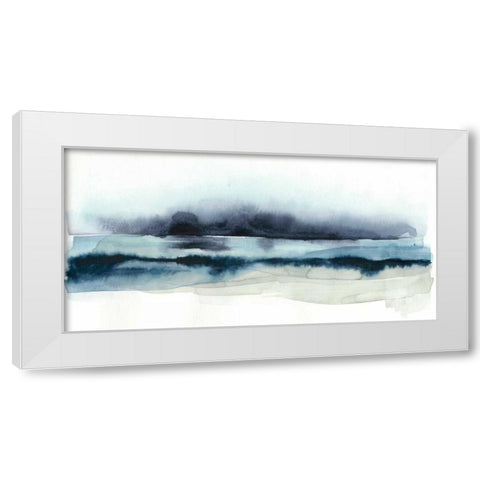 Stormy Sea I White Modern Wood Framed Art Print by Popp, Grace