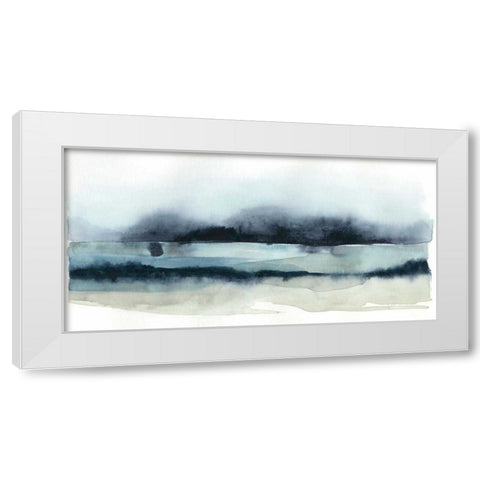 Stormy Sea II White Modern Wood Framed Art Print by Popp, Grace