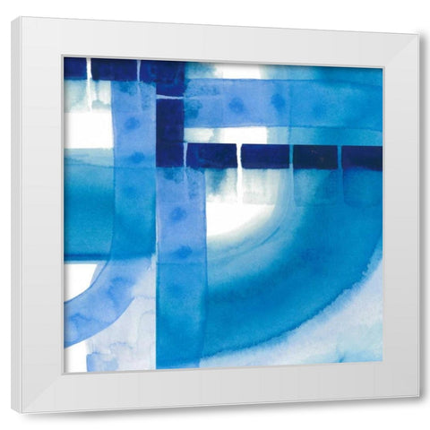 Inlet Falls II White Modern Wood Framed Art Print by Popp, Grace
