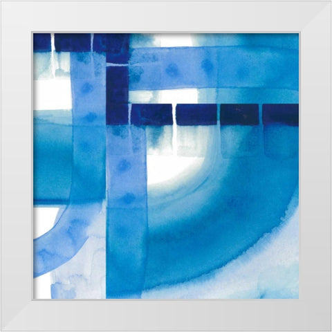 Inlet Falls II White Modern Wood Framed Art Print by Popp, Grace