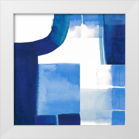 Inlet Falls IV White Modern Wood Framed Art Print by Popp, Grace