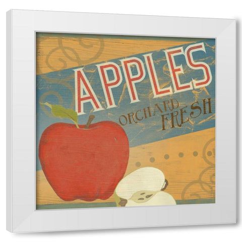 Farm Stand II White Modern Wood Framed Art Print by Vess, June Erica