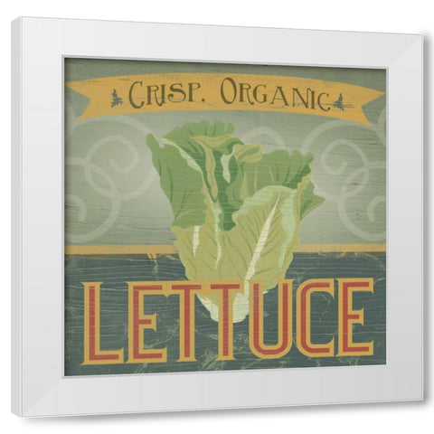 Farm Stand VI White Modern Wood Framed Art Print by Vess, June Erica