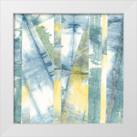 Down East II White Modern Wood Framed Art Print by Stramel, Renee W.