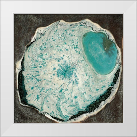 Atlantis II White Modern Wood Framed Art Print by Ludwig, Alicia