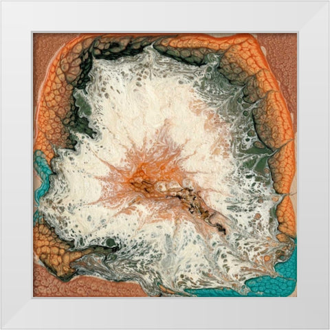 Caldera II White Modern Wood Framed Art Print by Ludwig, Alicia